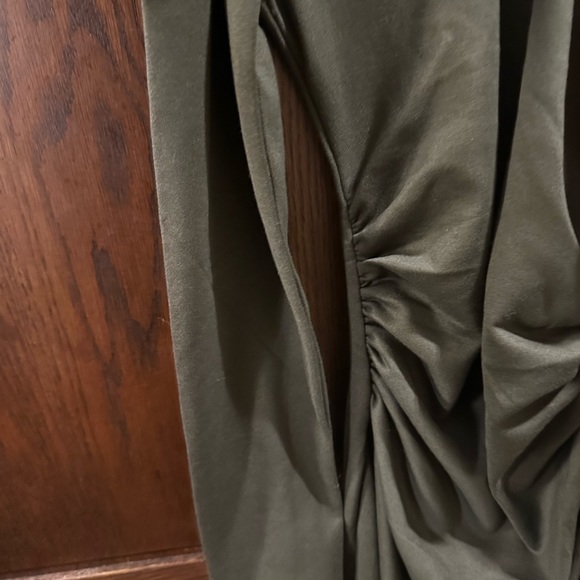 Mock midi dress long sleeve - Picture 3 of 5